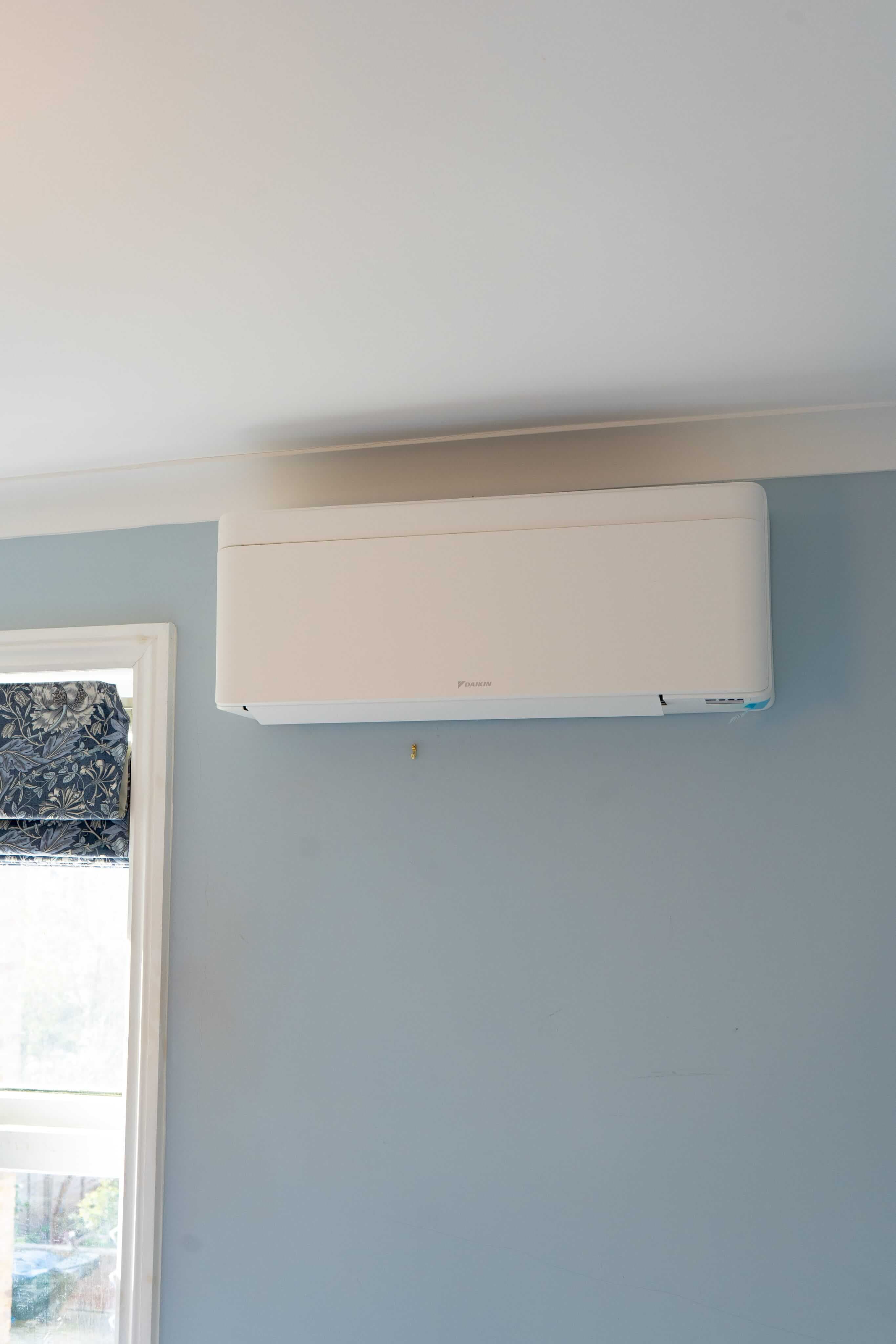 Outdoor commercial air conditioning units on a rooftop installation