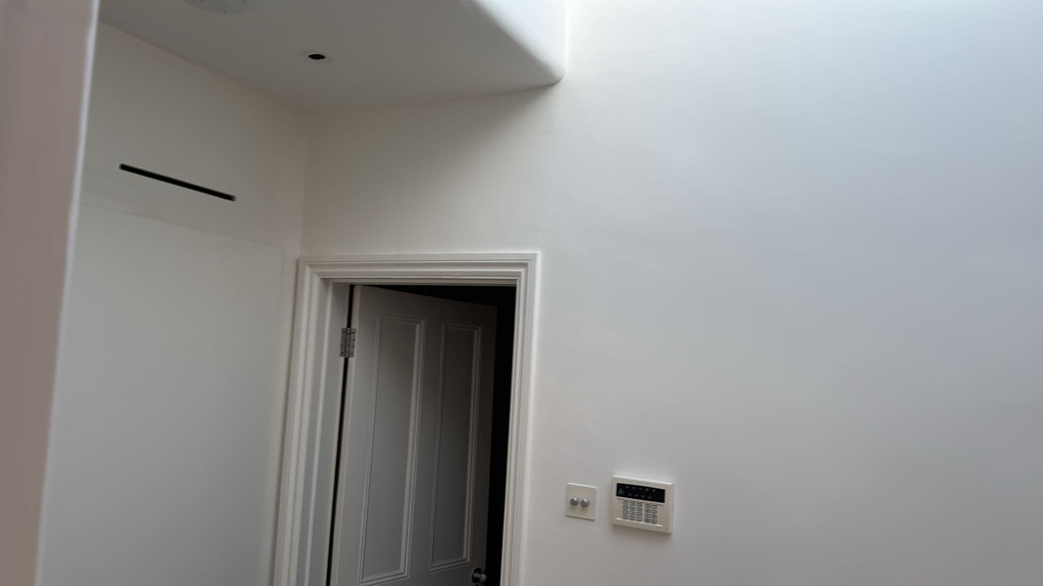 Engineer on-site during AC installation