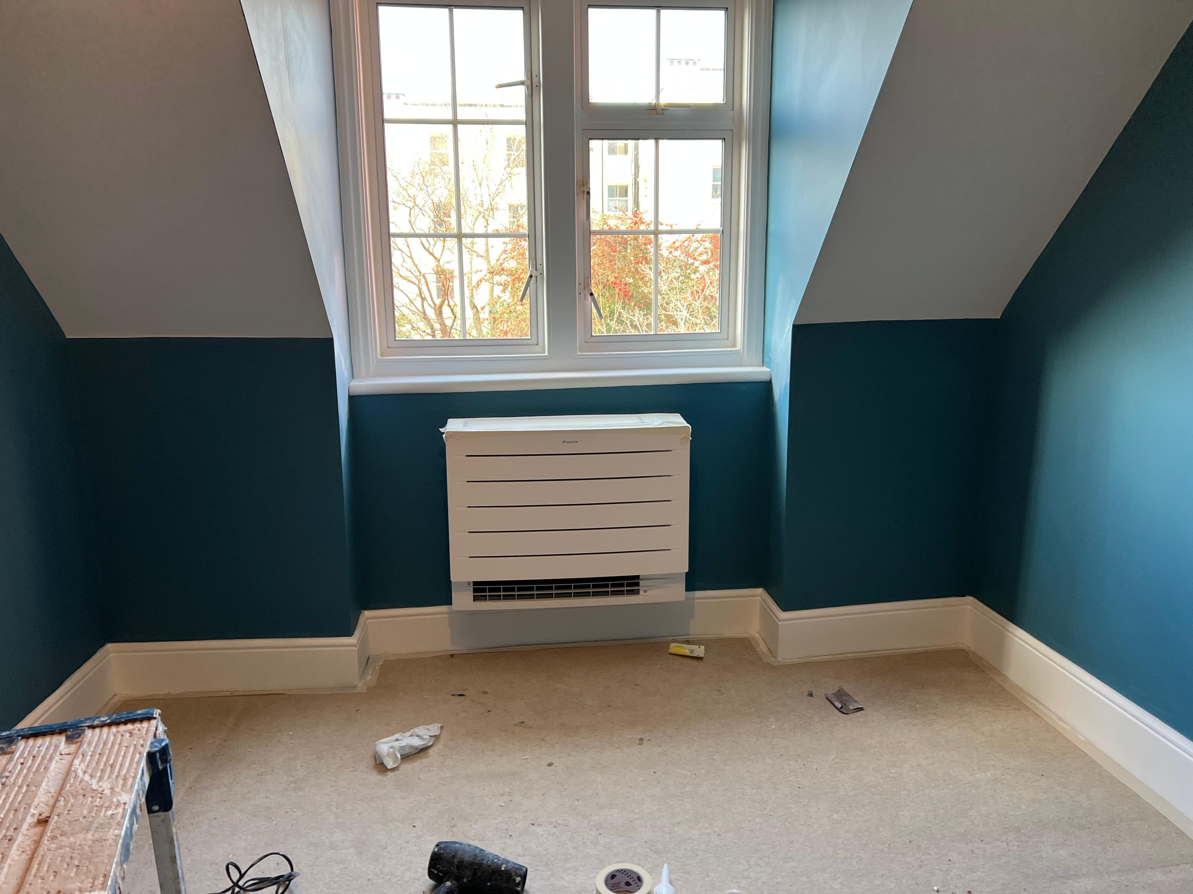 Daikin Perfera floor-standing AC unit side view