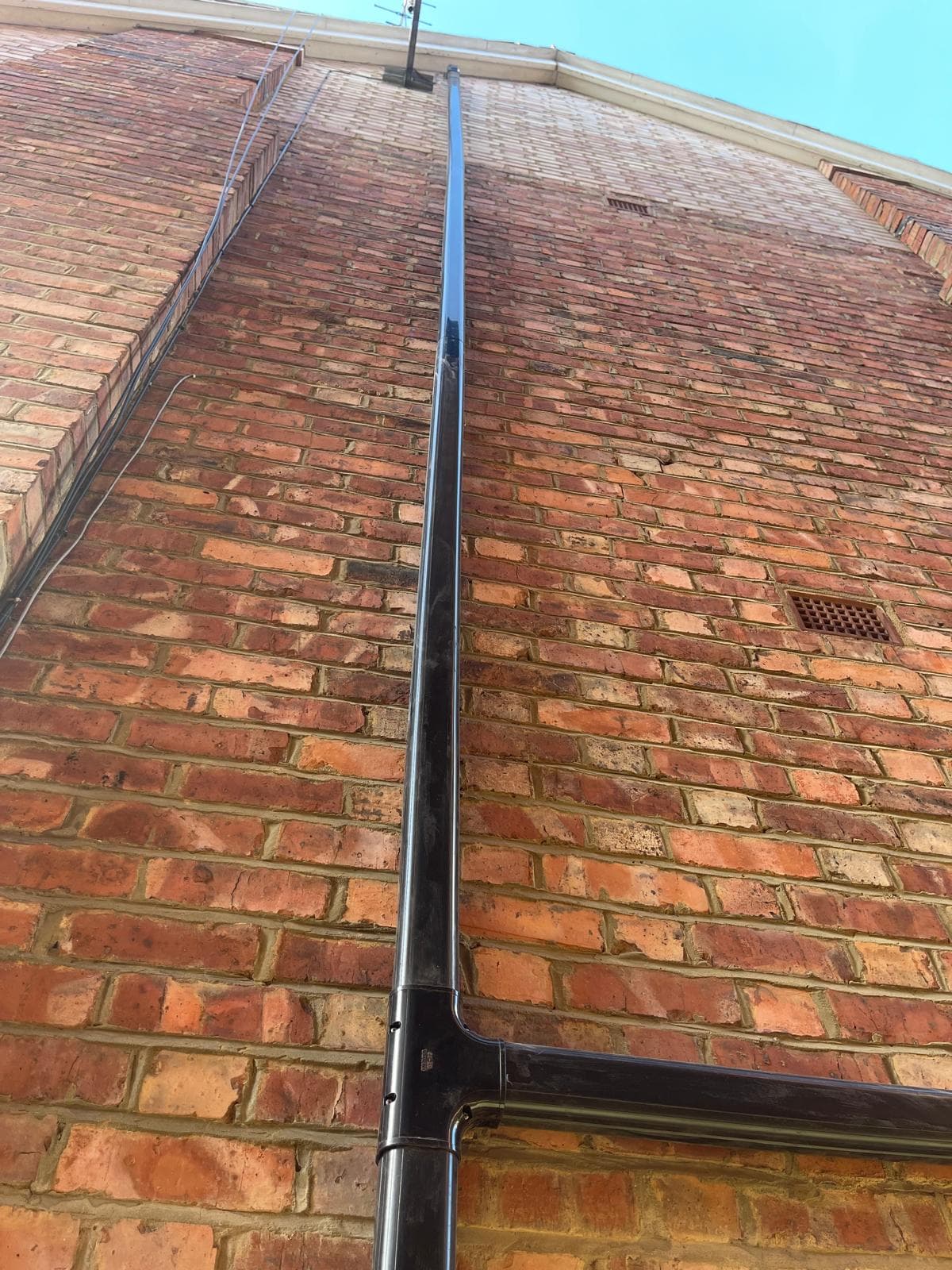 Black trunking channel - neat pipework concealment